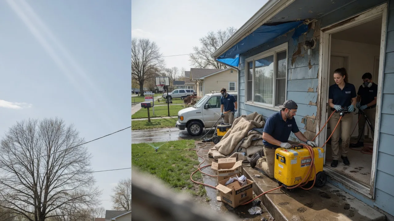 Basement Flood Cleanup in Cheshire, OH near me